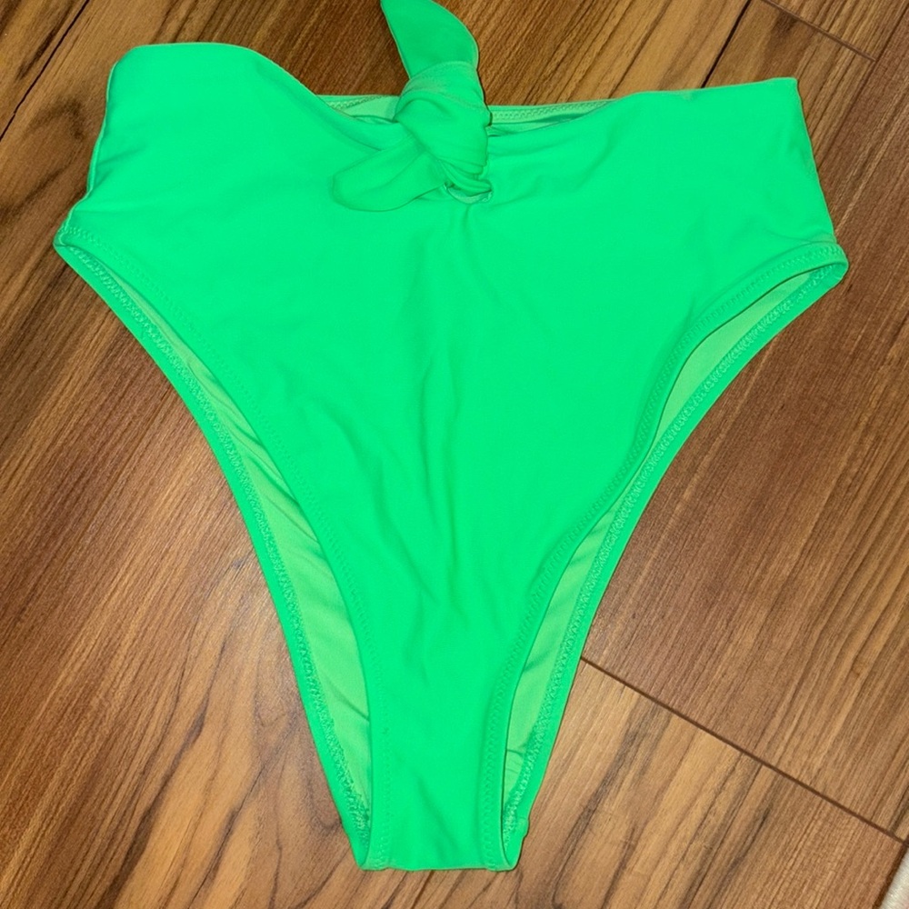 high Cut Kelly Green Aerie Bikini Bottoms
